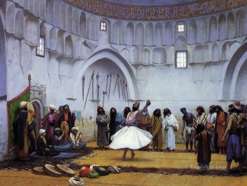 ワールリング・ダルヴィシュ・アラブ ジャン・レオン・ジェローム Oil Paintings